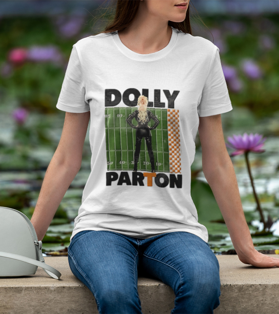 Dolly Parton Tennessee Volunteers Football Field T-Shirt