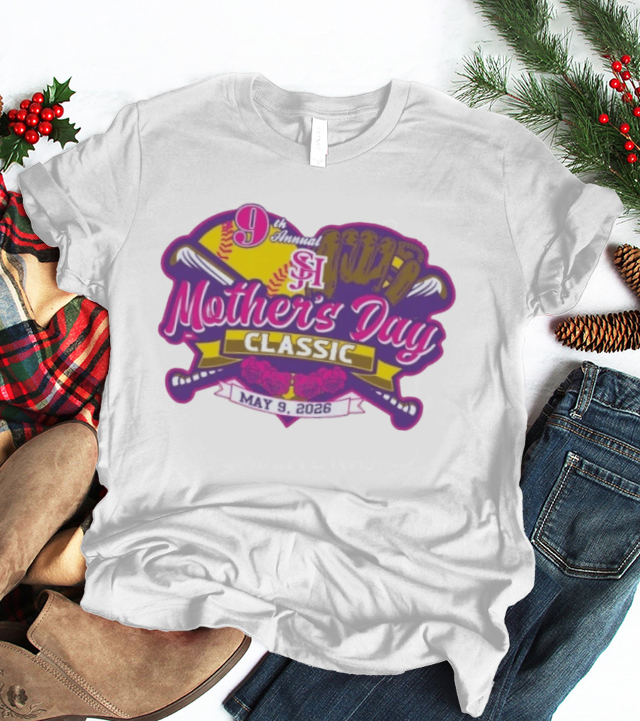9th Annual SJ Heat Softball Mother's Day Classic May 9 2026 T-Shirt