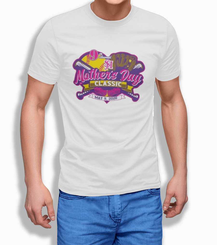 9th Annual SJ Heat Softball Mother's Day Classic May 9 2026 T-Shirt