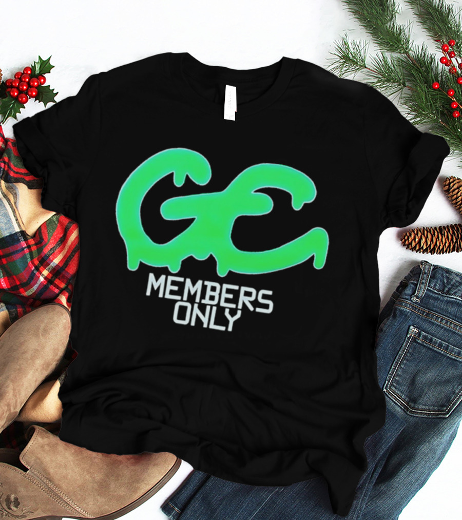 GC Members Only Slime Green Dripping T-Shirt
