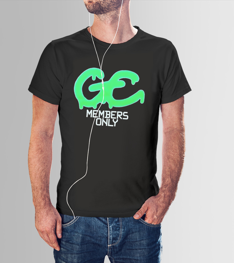 GC Members Only Slime Green Dripping T-Shirt