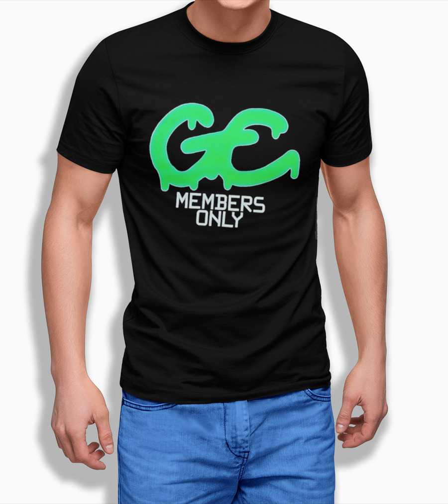 GC Members Only Slime Green Dripping T-Shirt