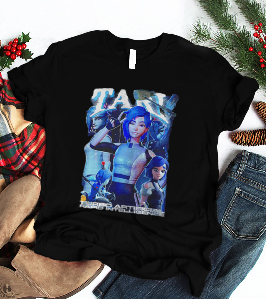 Tari Turbo Artificial Rapid Intelligence Character Montage T-Shirt