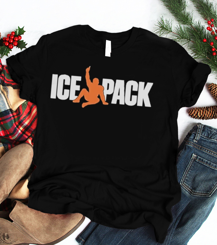 Ice Pack Bodybuilder Silhouette Fitness Motivation T-Shirt