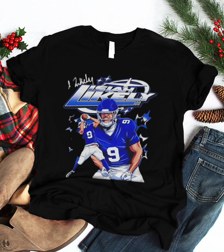 Isiah Likely Baltimore Ravens Number 9 Football T-Shirt