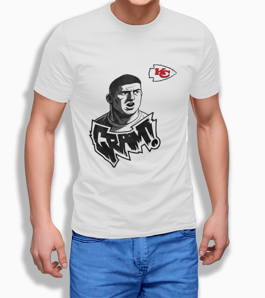 Travis Kelce Kansas City Chiefs GRAM NFL Football Star T-Shirt