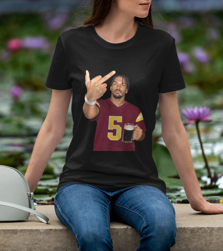 Jayden Daniels Middle Finger T-Shirt