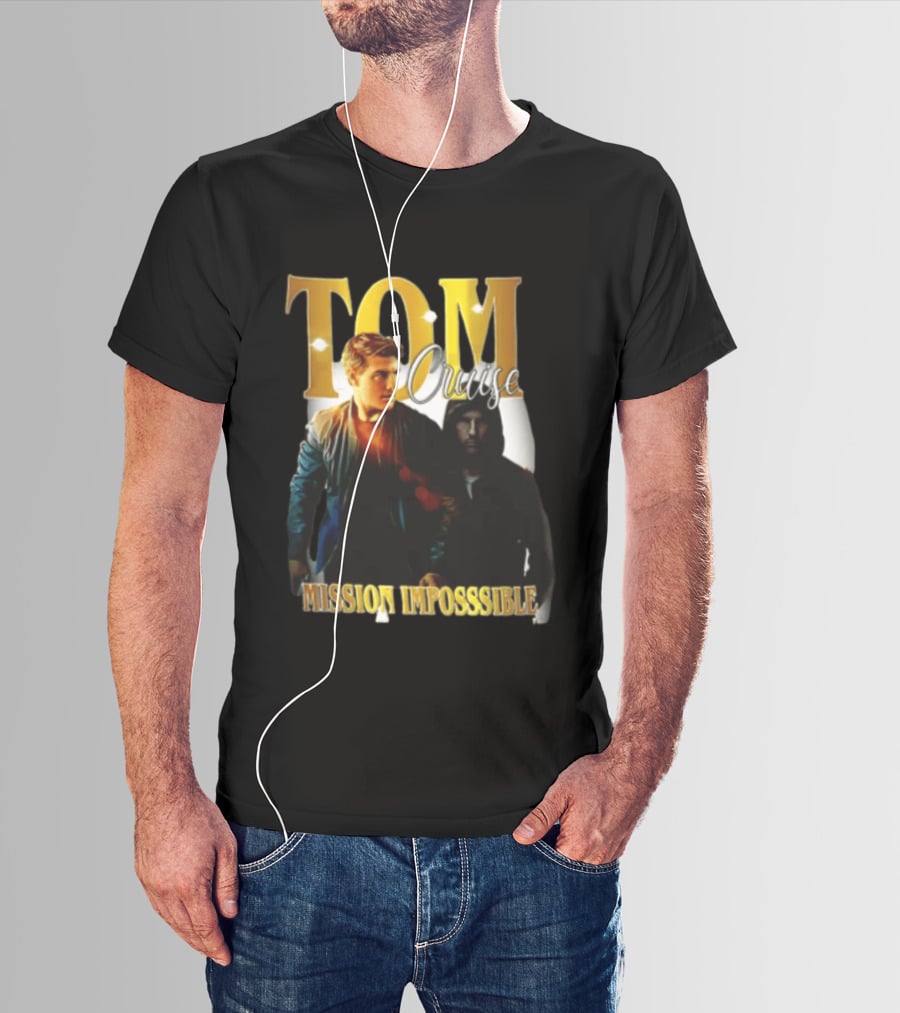 Tom Cruise Mission Impossible Two Men Standing Wearing Jackets T-Shirt