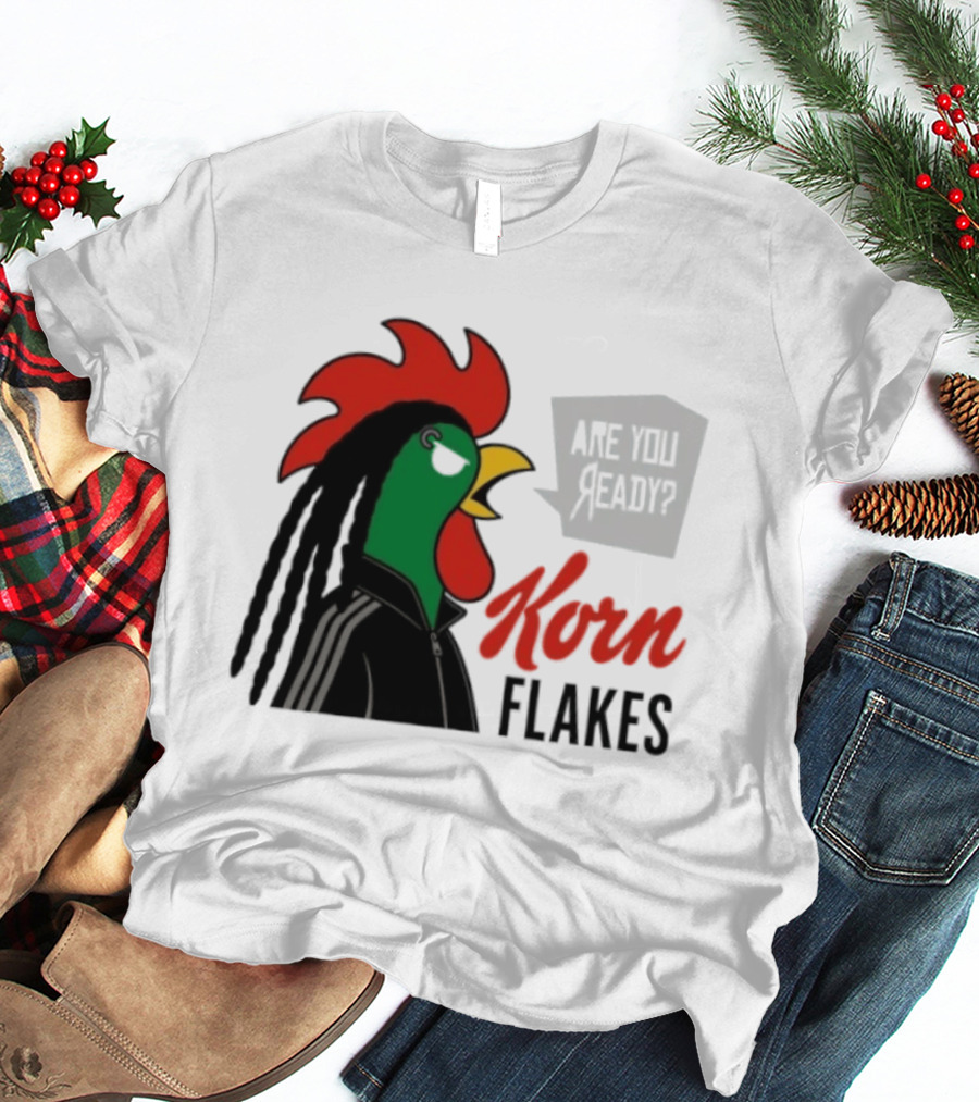 Korn Flakes Are You Ready Rooster Nu Metal T-Shirt