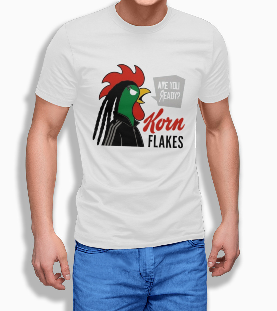 Korn Flakes Are You Ready Rooster Nu Metal T-Shirt