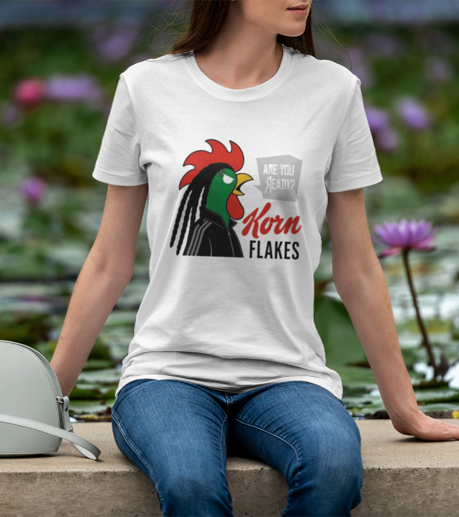 Korn Flakes Are You Ready Rooster Nu Metal T-Shirt