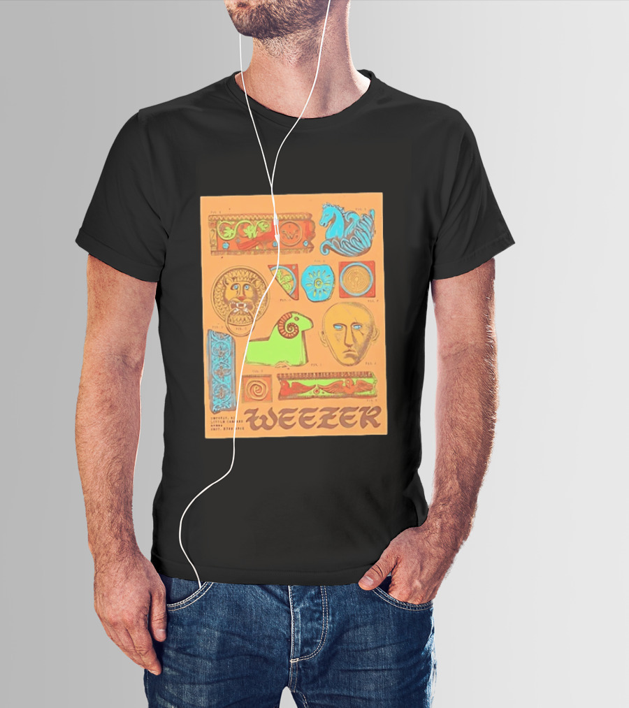 Weezer Detroit Little Caesars Arena September 27 2024 T-Shirt