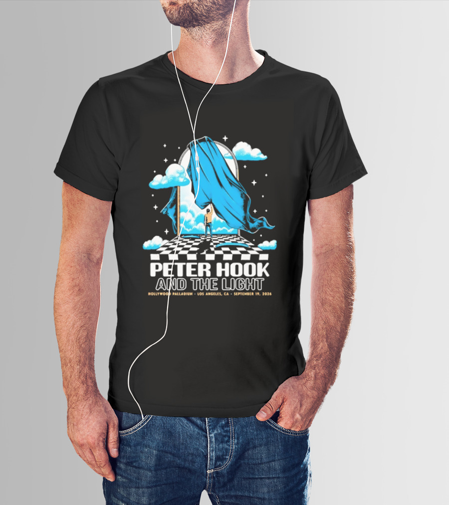 Peter Hook And The Light Live Concert Hollywood Palladium Los Angeles September 19 2026 T-Shirt