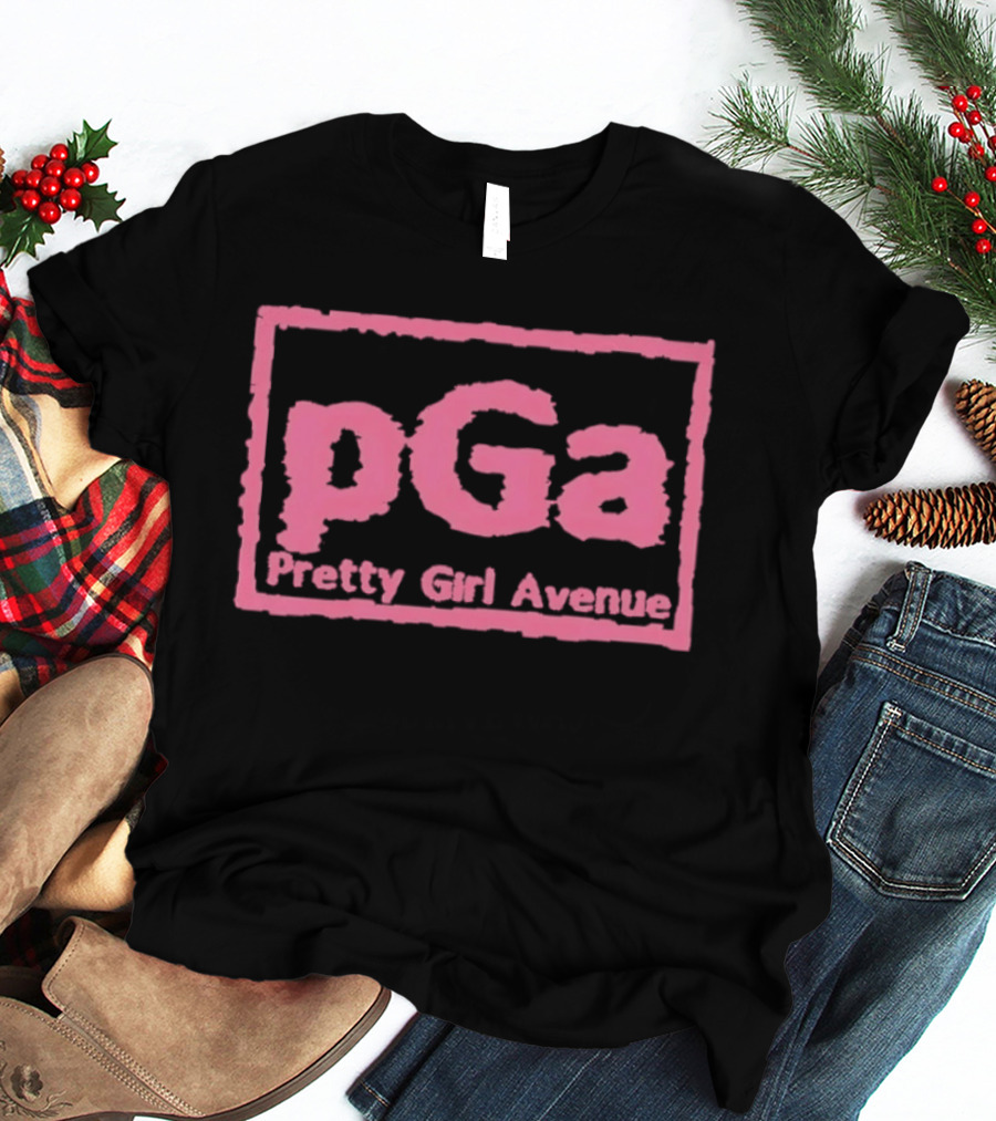 Pretty Girl Avenue PGa Fashion Brand Pink T-Shirt
