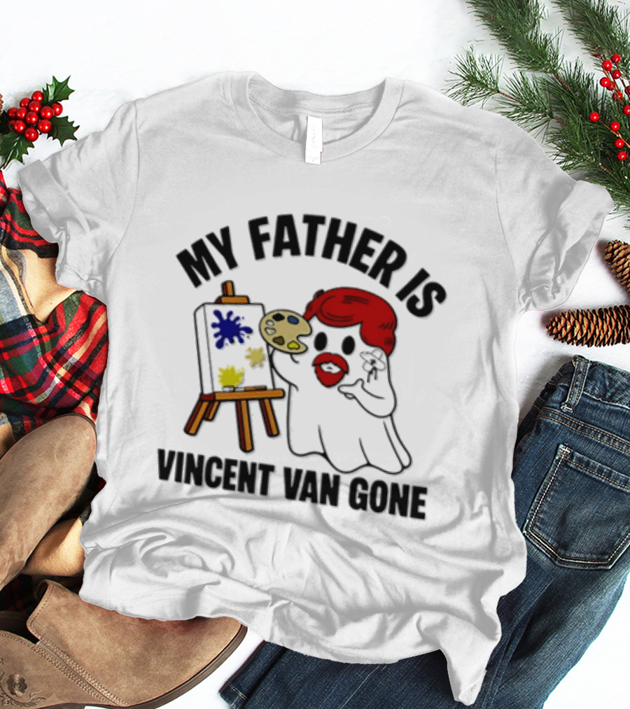 My Father Is Vincent Van Gone Ghost Palette Halloween T-Shirt