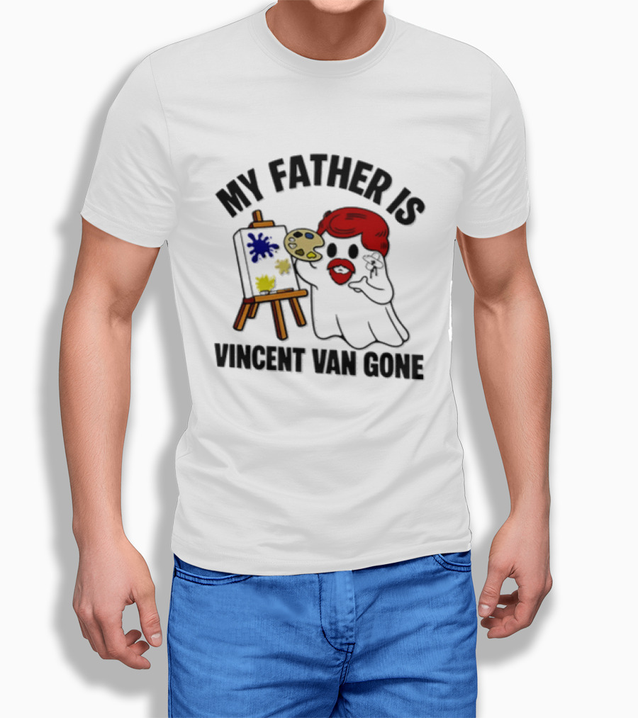My Father Is Vincent Van Gone Ghost Palette Halloween T-Shirt