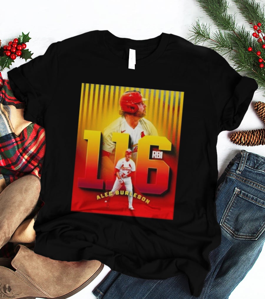 Alec Burleson 116 RBI St Louis Cardinals Baseball Highlights T-Shirt