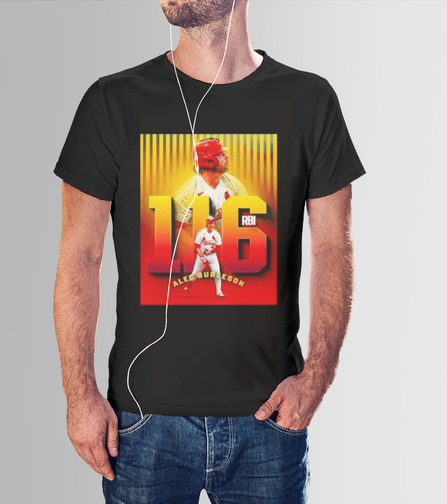 Alec Burleson 116 RBI St Louis Cardinals Baseball Highlights T-Shirt