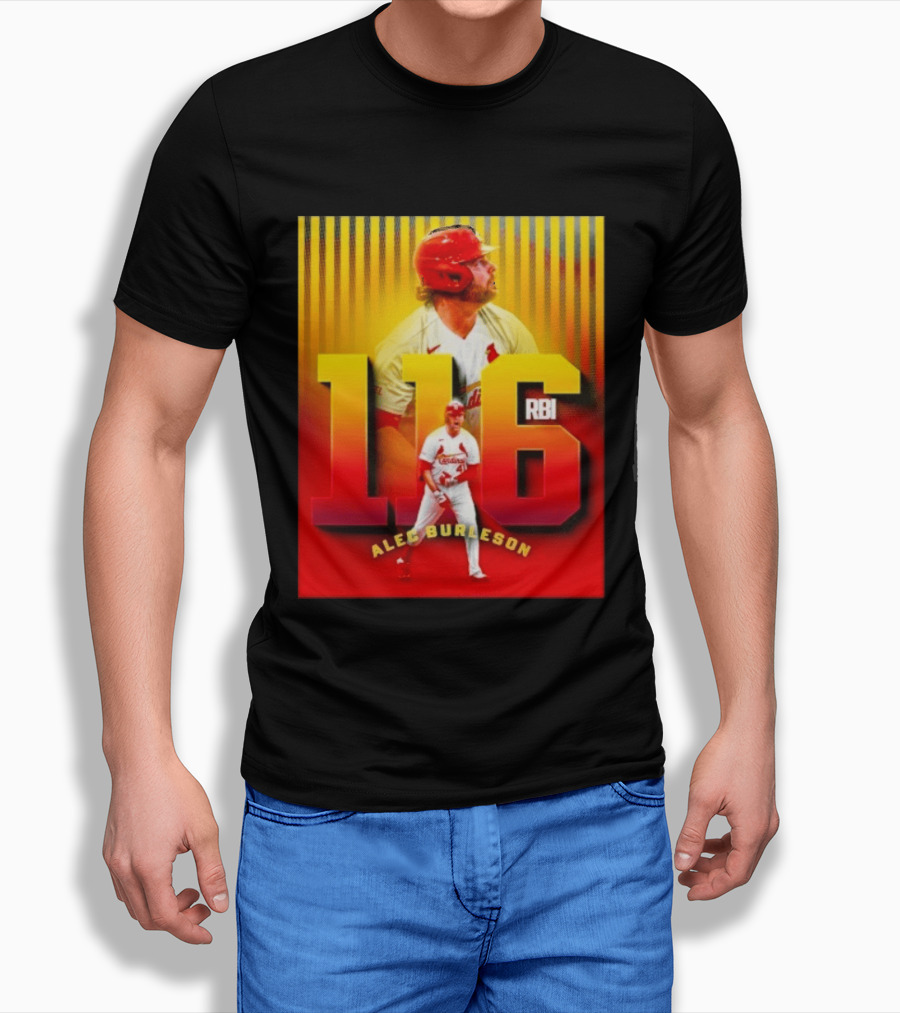 Alec Burleson 116 RBI St Louis Cardinals Baseball Highlights T-Shirt