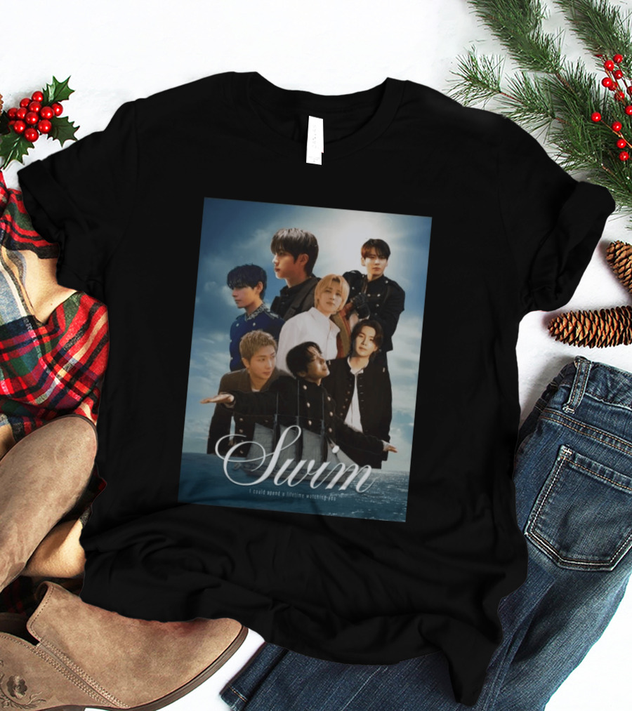 BTS Swim Song Of The Year VMAs Image With 'I Could Spend A Lifetime Ing You T-Shirt