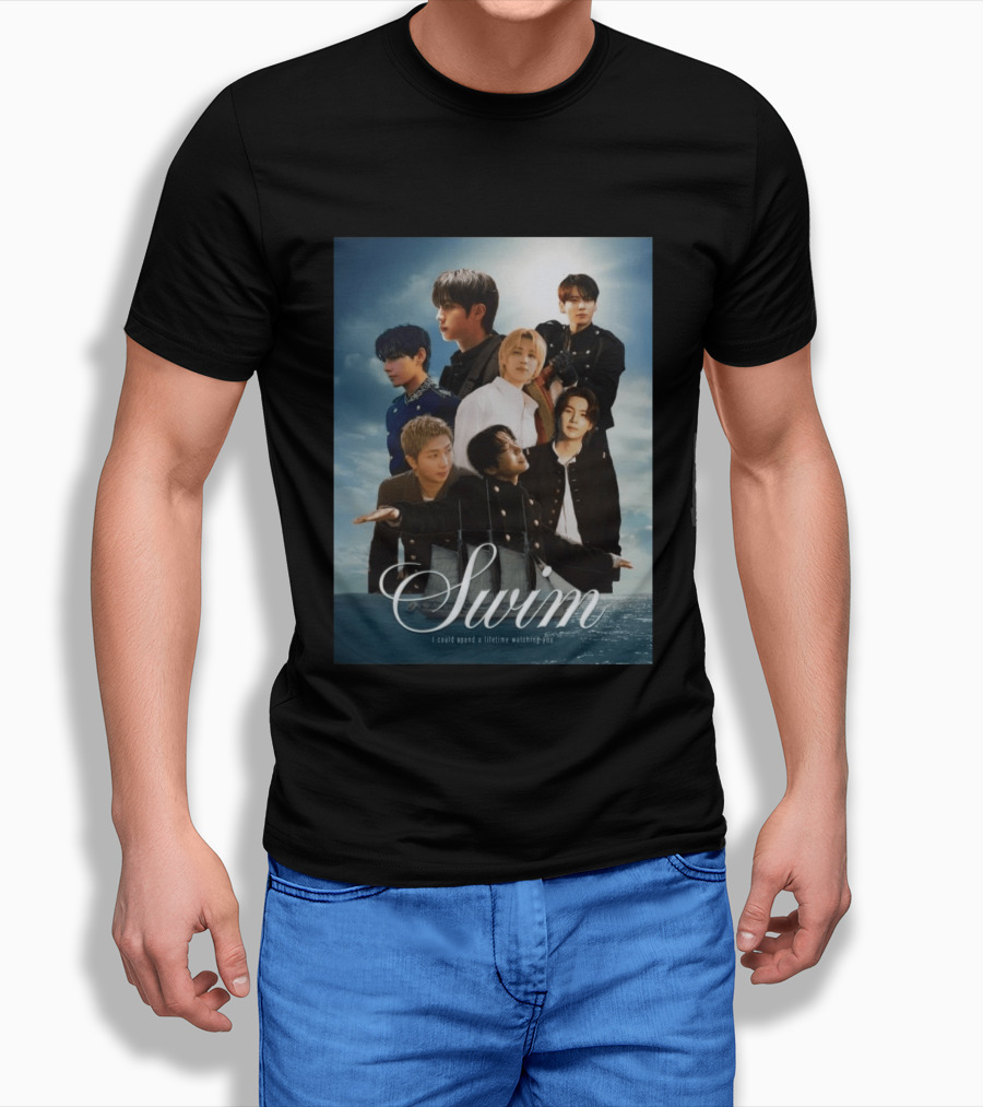 BTS Swim Song Of The Year VMAs Image With 'I Could Spend A Lifetime Ing You T-Shirt