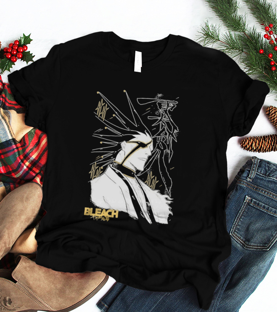 Kenpachi Zaraki Bleach Thousand Year Blood War Fan Art Character Sketch T-Shirt