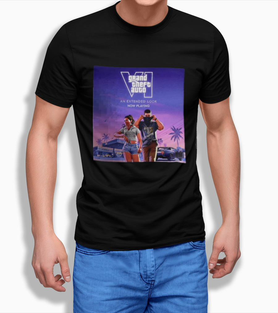 Grand Theft Auto VI Lucia Jason An Extended Look Now Playing T-Shirt