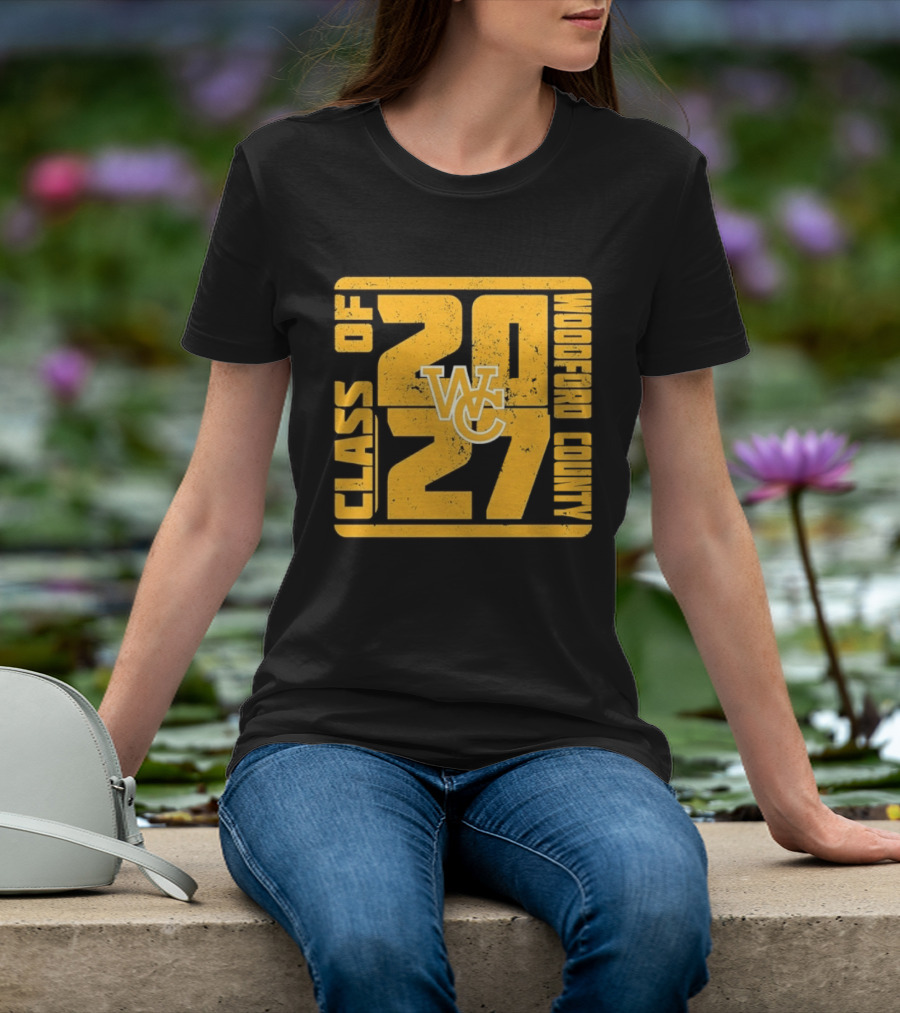 Distressed WC Class Of 2027 Woodford County T-Shirt