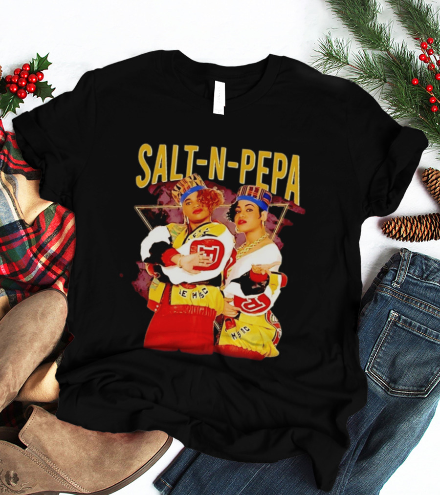 Salt N Pepa Iconic 90s Hip Hop Fashion T-Shirt
