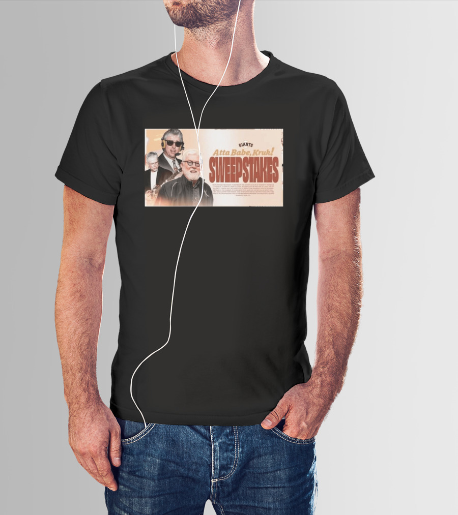 Giants Atta Babe Kruk Sweepstakes T-Shirt