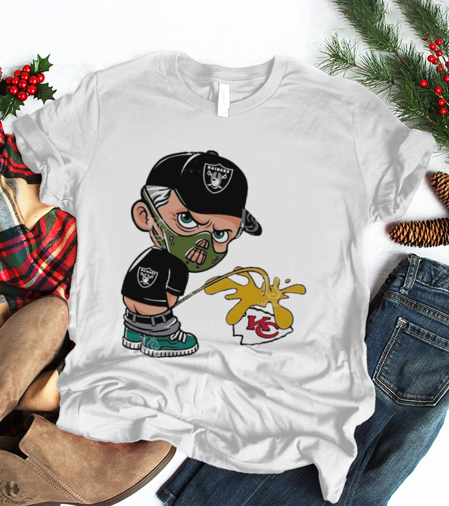 Las Vegas Raiders Fan Prank On Kansas City Chiefs Rivalry T-Shirt