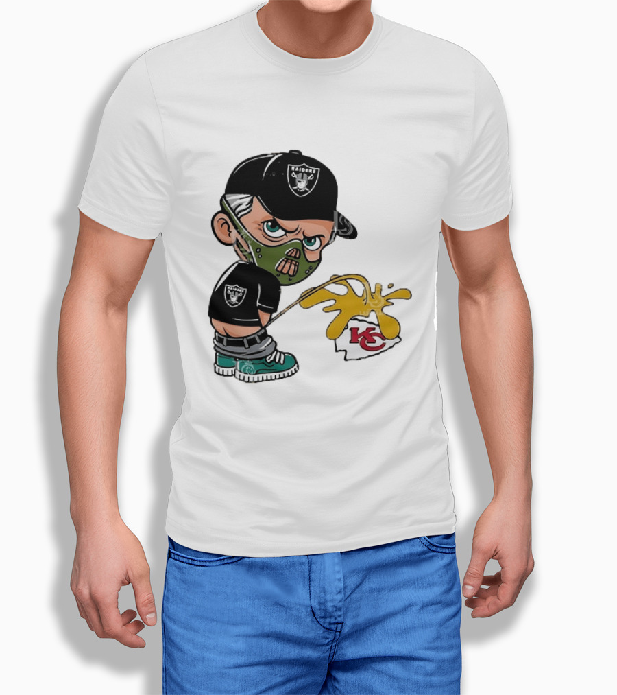 Las Vegas Raiders Fan Prank On Kansas City Chiefs Rivalry T-Shirt