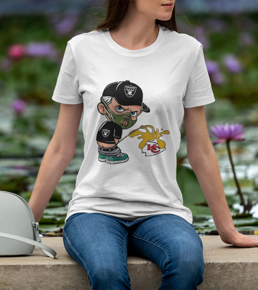 Las Vegas Raiders Fan Prank On Kansas City Chiefs Rivalry T-Shirt
