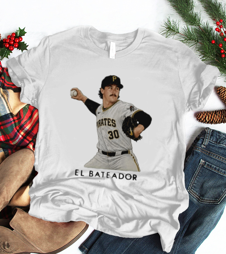 Pittsburgh Pirates Paul Skenes El Bateador Pitcher 30 MLB Baseball T-Shirt