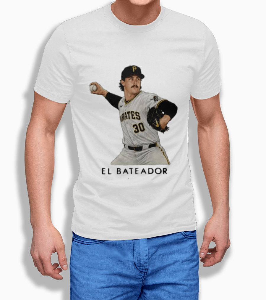 Pittsburgh Pirates Paul Skenes El Bateador Pitcher 30 MLB Baseball T-Shirt