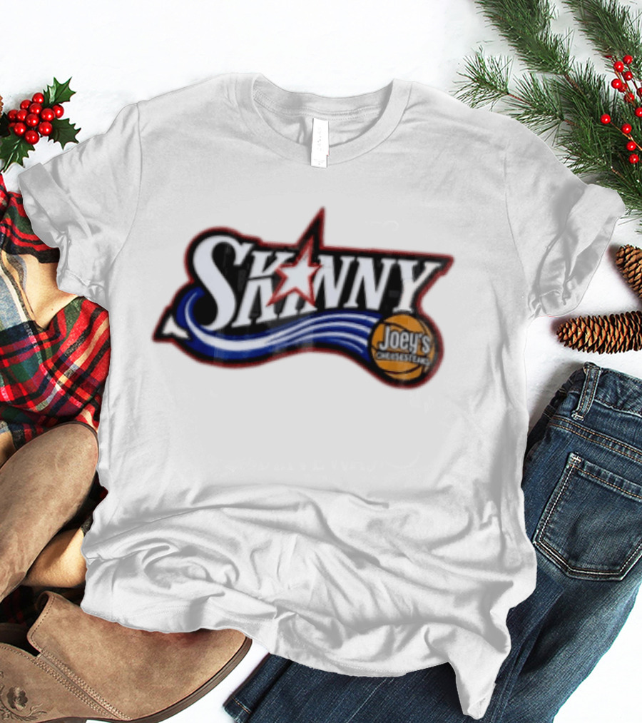 Skinny Joey's Cheesesteaks Basketball Star Wave T-Shirt