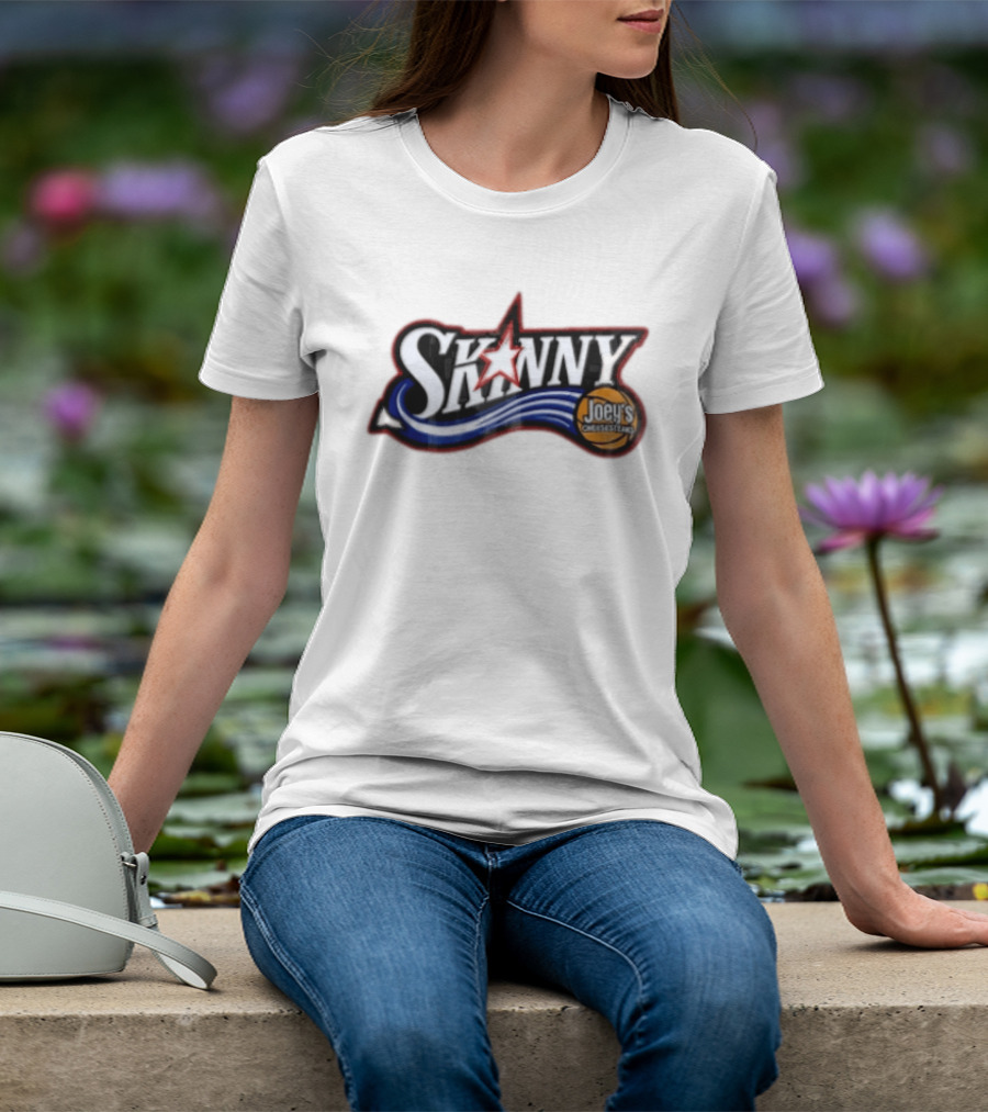 Skinny Joey's Cheesesteaks Basketball Star Wave T-Shirt