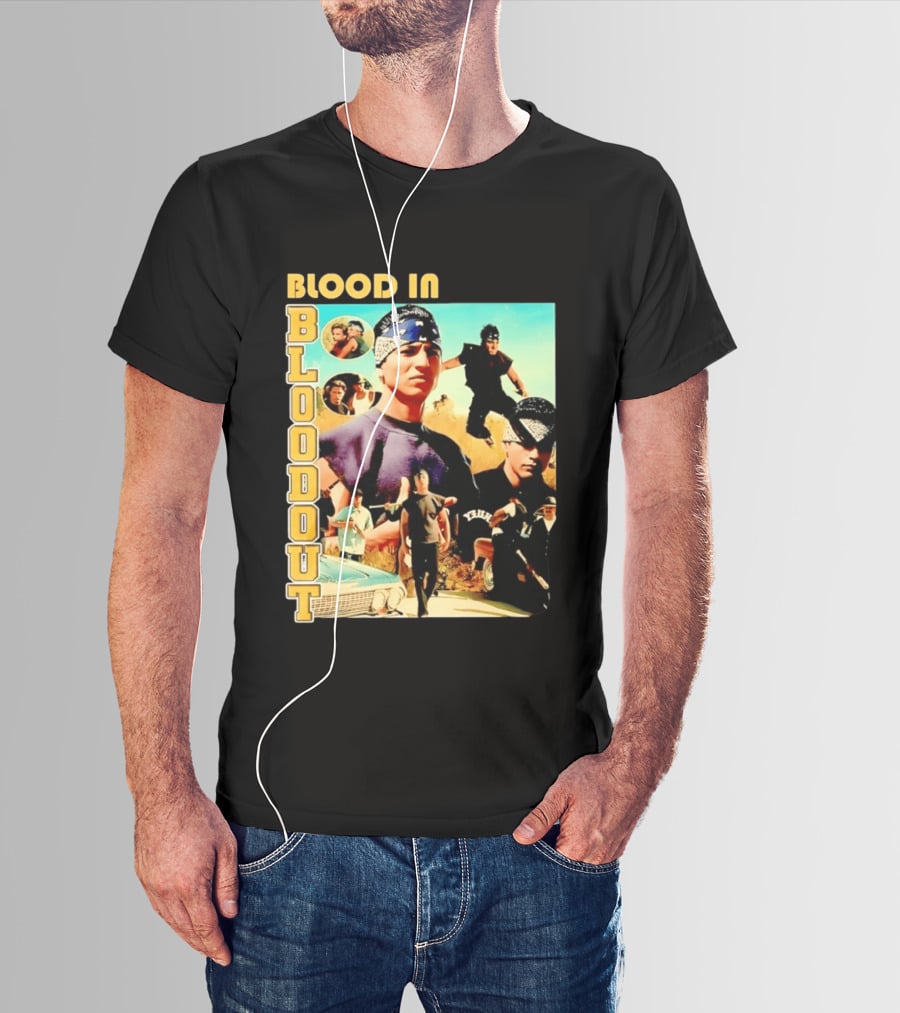 Blood In Blood Out 90s Cult Classic Movie T-Shirt