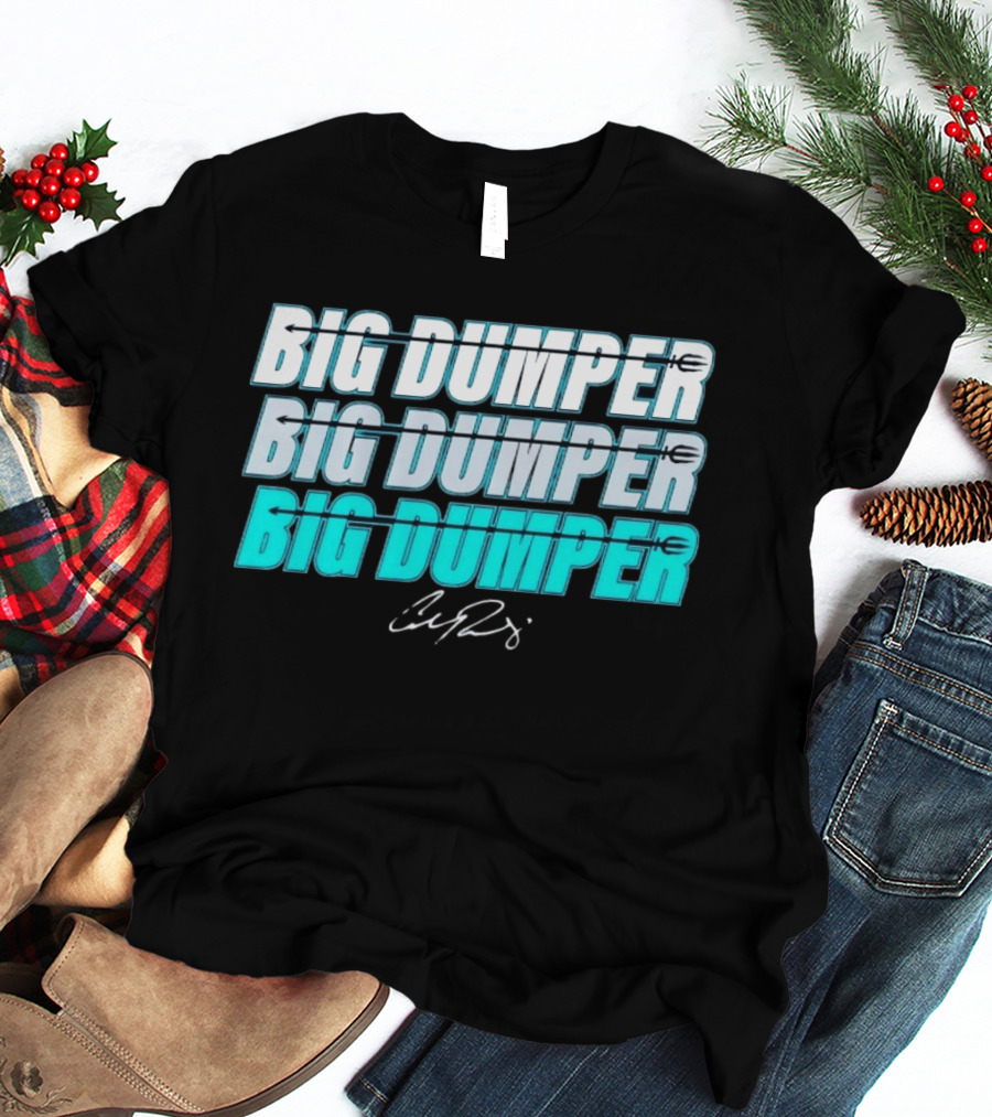 Cal Raleigh Big Dumper Seattle Mariners Baseball Signature T-Shirt