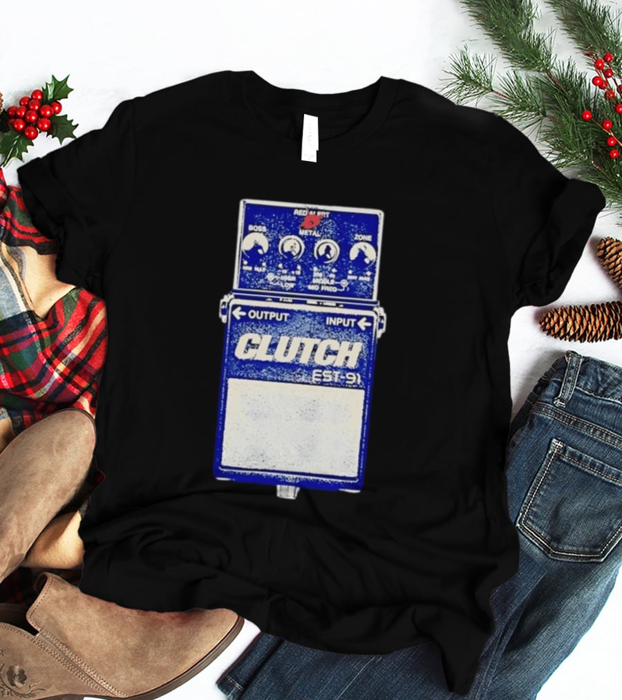 Boss Metal Zone Clutch Est 91 Rock Music Pedal T-Shirt