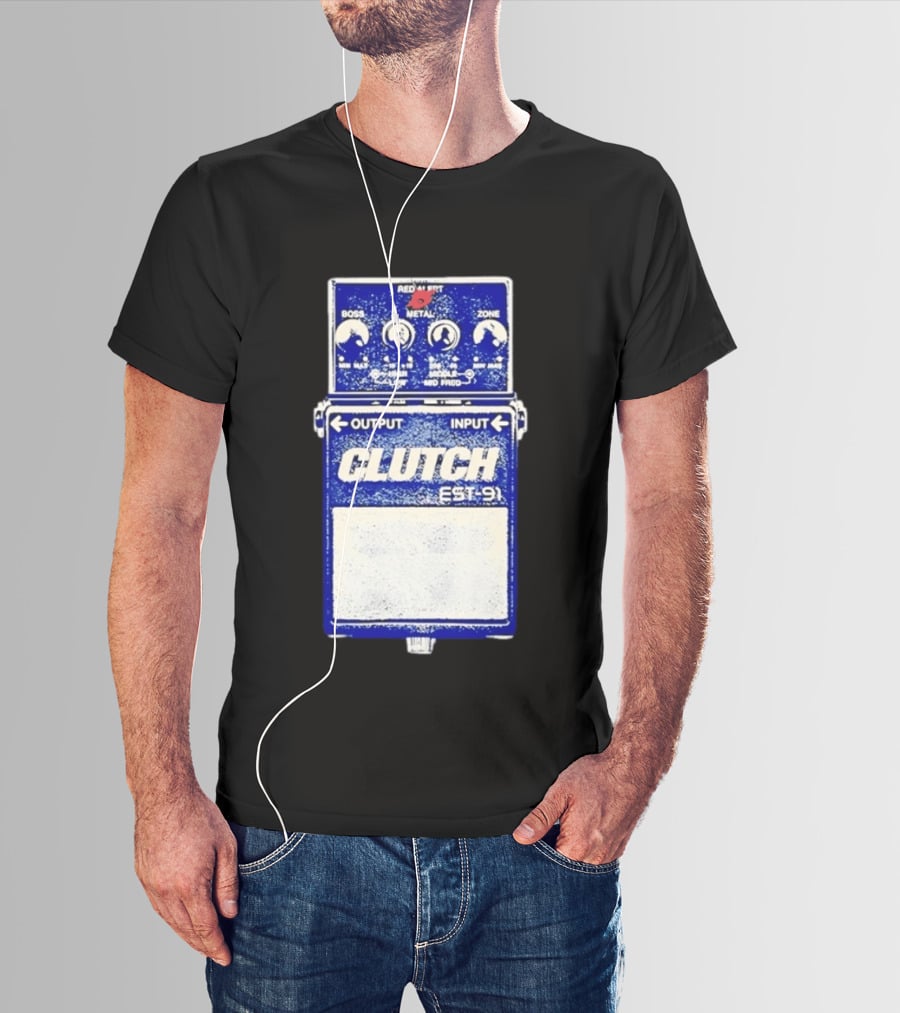 Boss Metal Zone Clutch Est 91 Rock Music Pedal T-Shirt