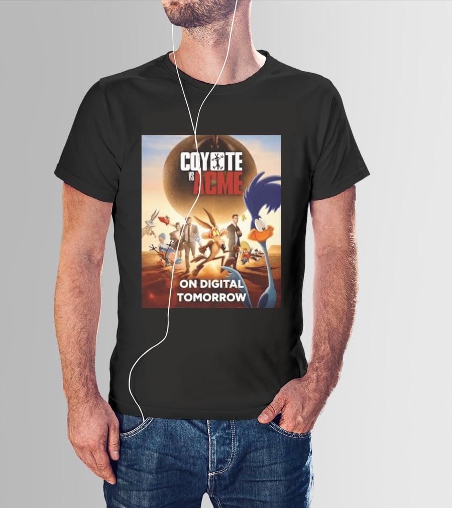 Coyote Vs Acme Digital Release Featuring Iconic Looney Tunes Characters T-Shirt