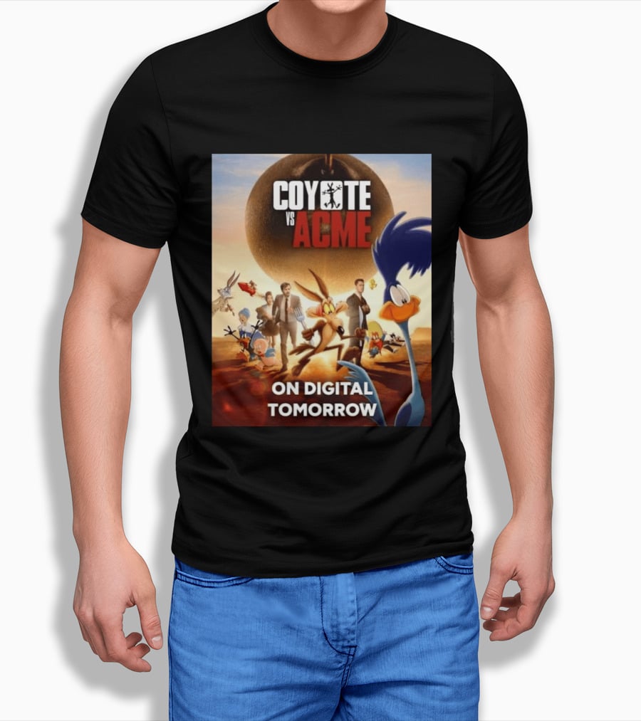Coyote Vs Acme Digital Release Featuring Iconic Looney Tunes Characters T-Shirt