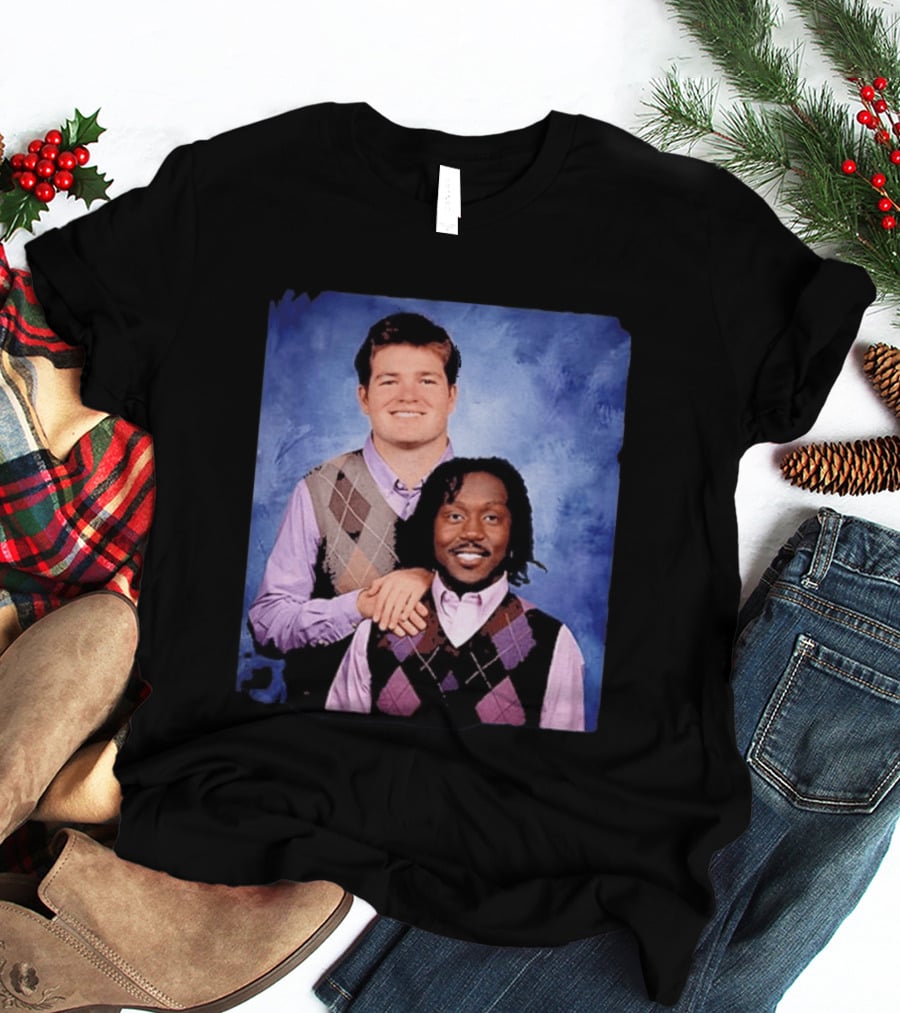Drake Maye AJ Brown Step Brothers Movie T-Shirt