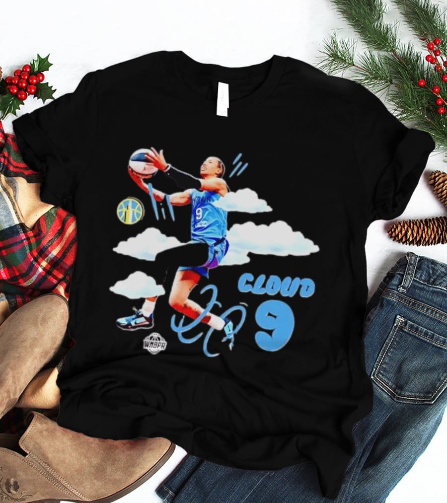 Natasha Cloud 9 Chicago Sky WNBA Basketball T-Shirt