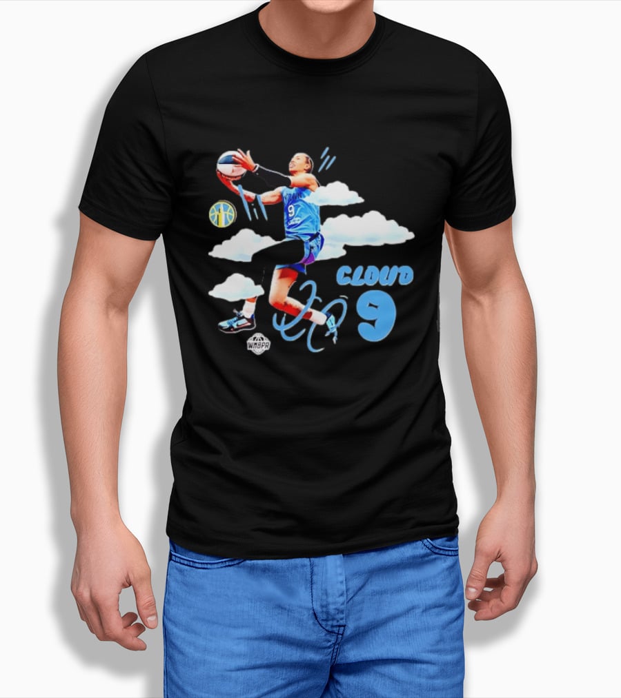 Natasha Cloud 9 Chicago Sky WNBA Basketball T-Shirt