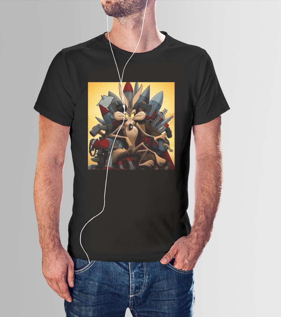 Wile E. Coyote Acme Rockets Digital Release Tomorrow T-Shirt