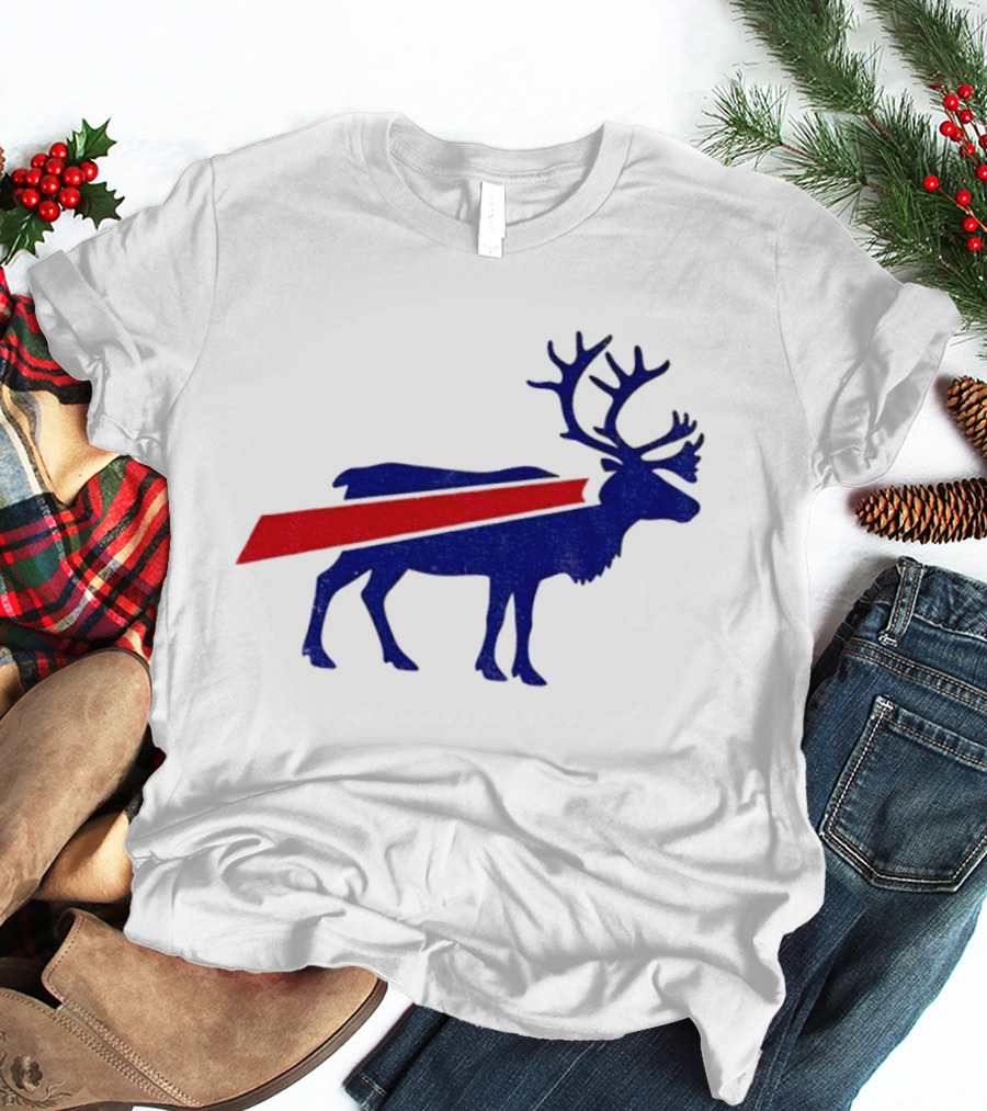 Buffalo Bills Reindeer Christmas Edition T-Shirt