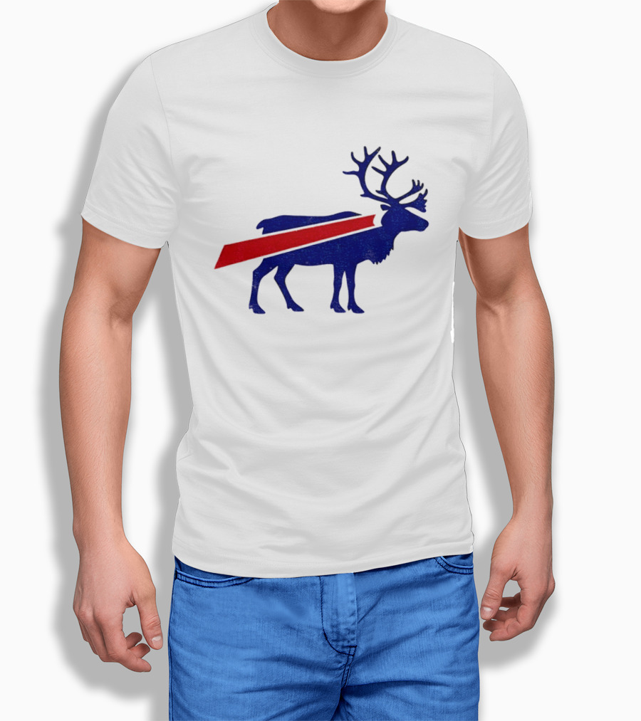 Buffalo Bills Reindeer Christmas Edition T-Shirt