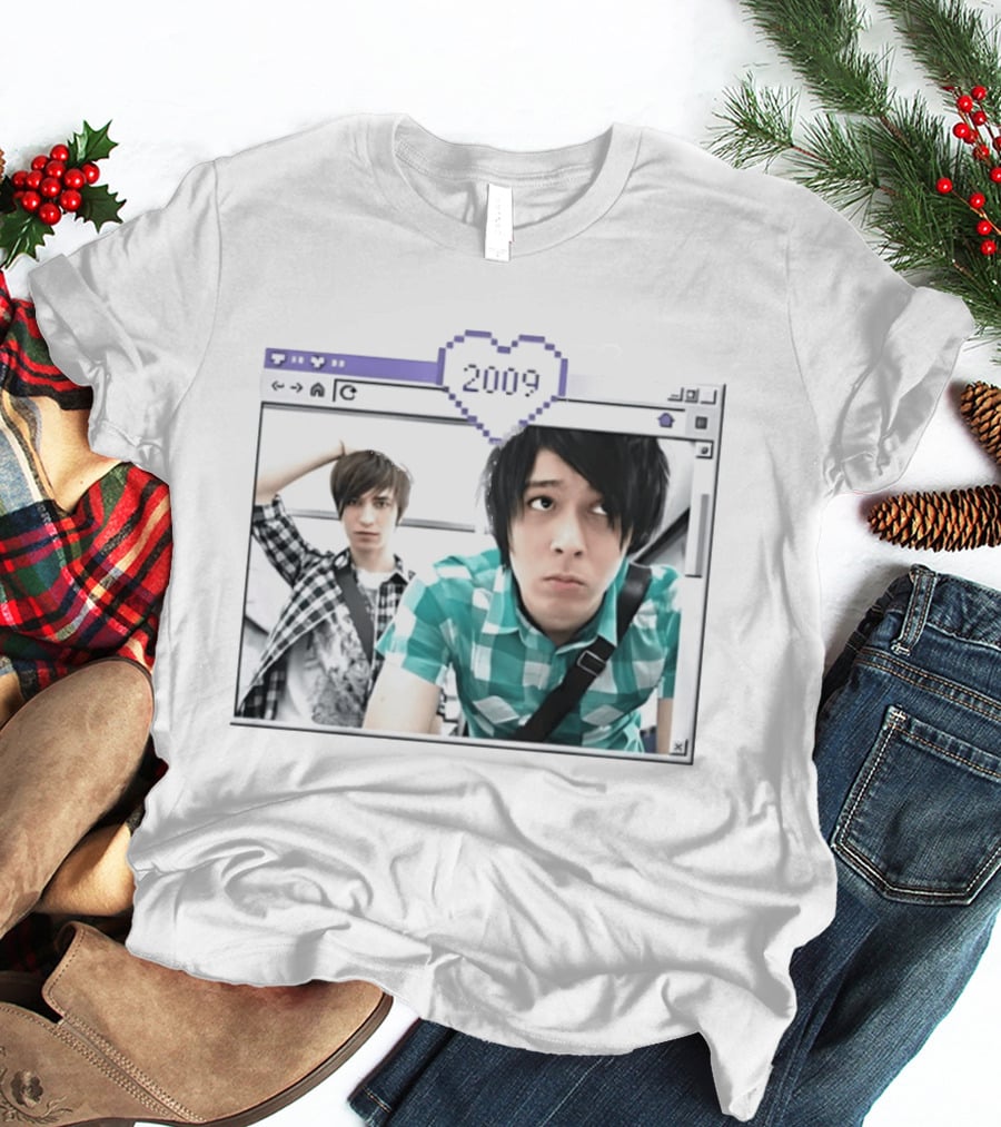 Cobra Starship 2009 Browser Window Pixel Heart Photo Frame T-Shirt